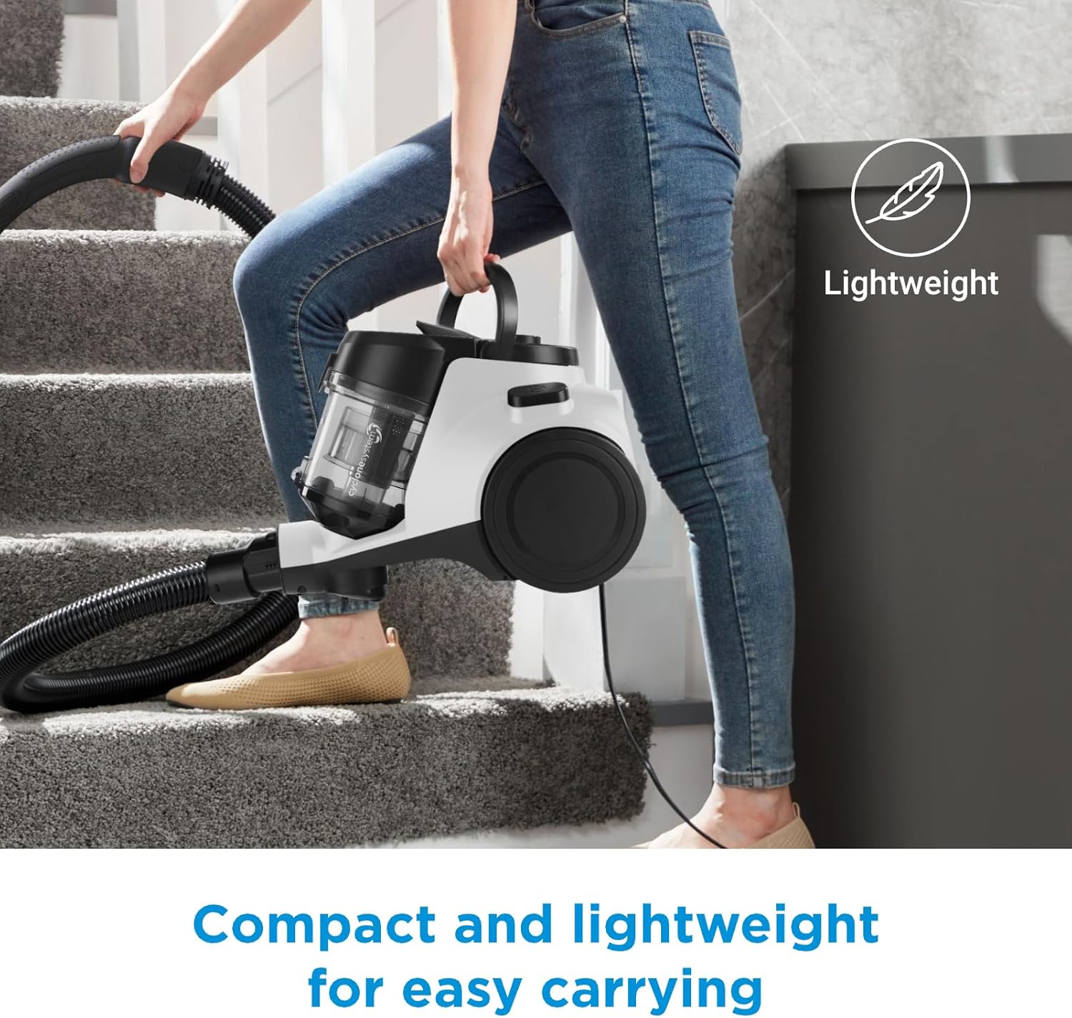 Midea Vacuum Cleaner 1800W Bagless Canister 2L Dust Capacity With HEPA Filter, 200W Midea Vacuum Cleaner 1800W Bagless Canister 2L Dust Capacity With HEPA Filter, 200W